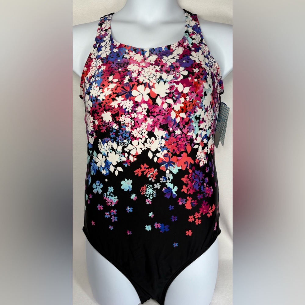 NWT Aquabelle Floral Swimsuit